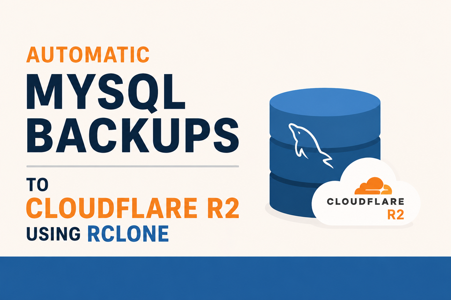How to Automatically Back Up a MySQL Database to Cloudflare R2