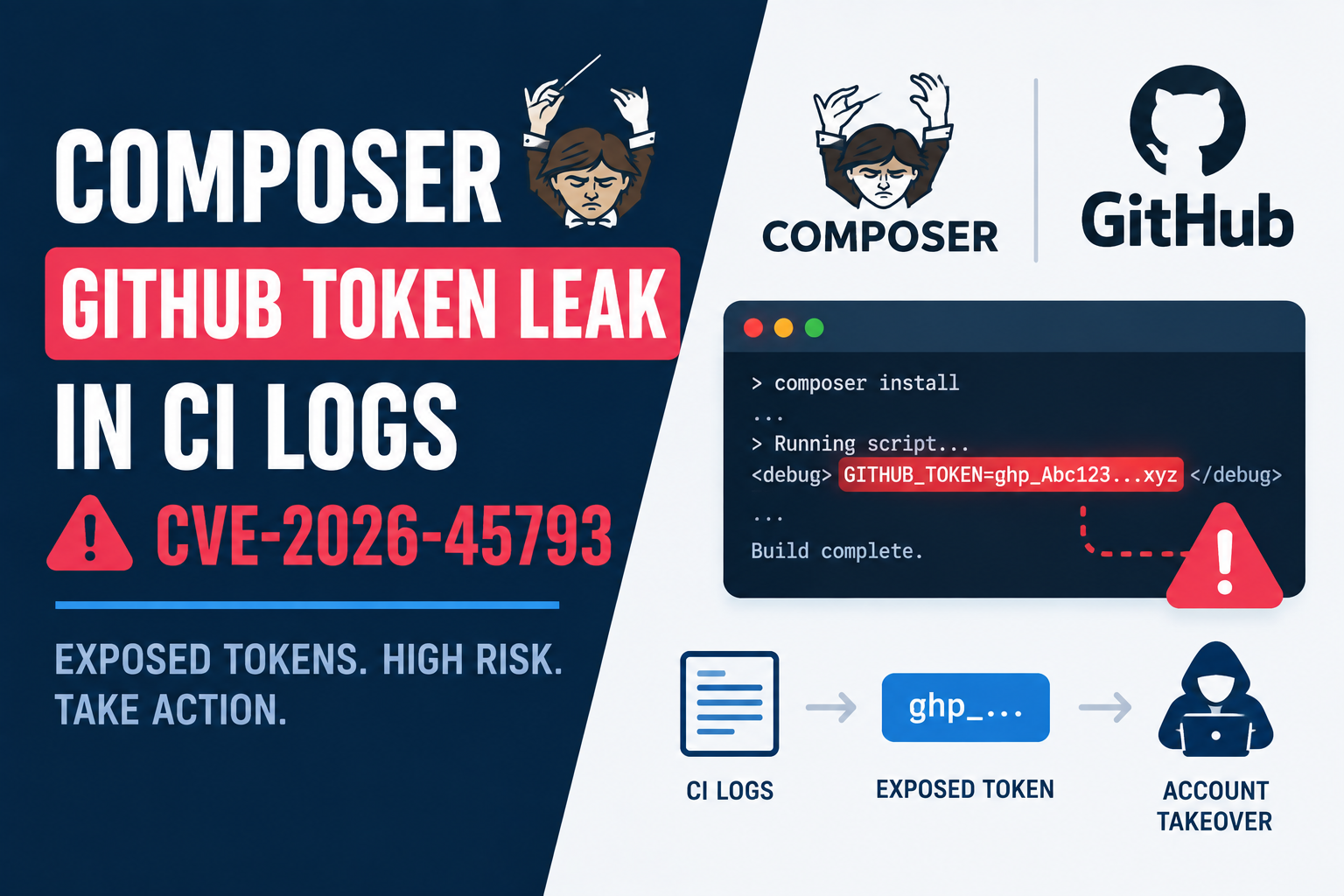 A Composer Bug Was Leaking GitHub Tokens Into Your CI Logs. Here's How to Check