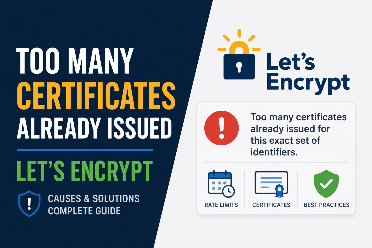 Too Many Certificates Already Issued for Exact Set of Domains